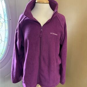 Columbia woman’s Cozy Purple Puffer Jacket